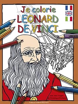 Pamphlet Je colorie Léonard de Vinci [Multilingual] Book
