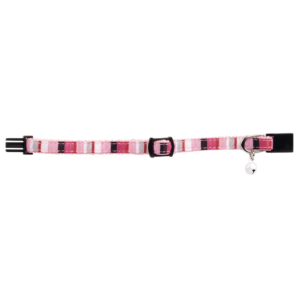 Beeztees Yavru Kedi Boyun Tasması, Zilli, Pembe, 16-32cm