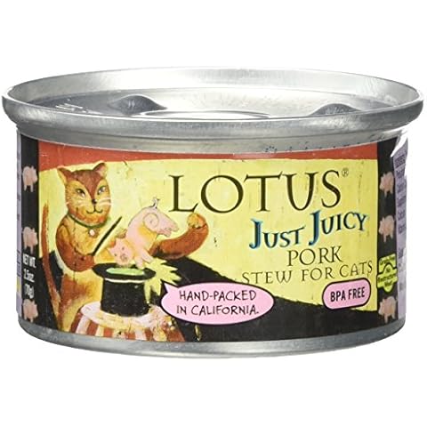 Lotus Cat Just Juicy Pork Stew Canned Food Cover