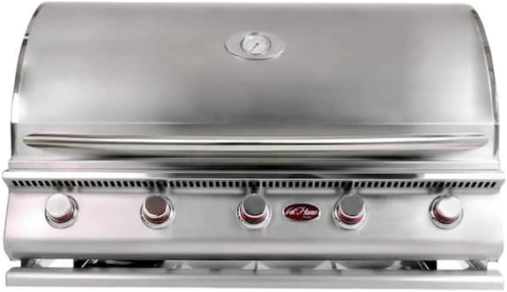 Windproof Covers 39" inch Heavy Duty Premium Vinyl Cover to fit Cal Flame 5 Burner Built-in Grill