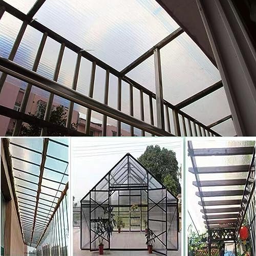 Couvertures de toit en polycarbonate anti-jaunissement pour remplacer un auvent abîmé