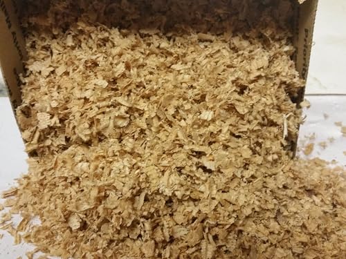 1 Full box of Red Oak wood shavings. 100% all natural wood curls by Woodchucks Wood - Used condition - US$27.95