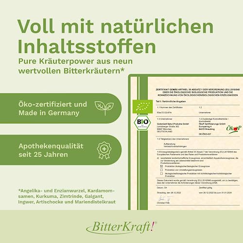 Bitterstoffe Bitterkraft Original BIO Tropfen 100ml