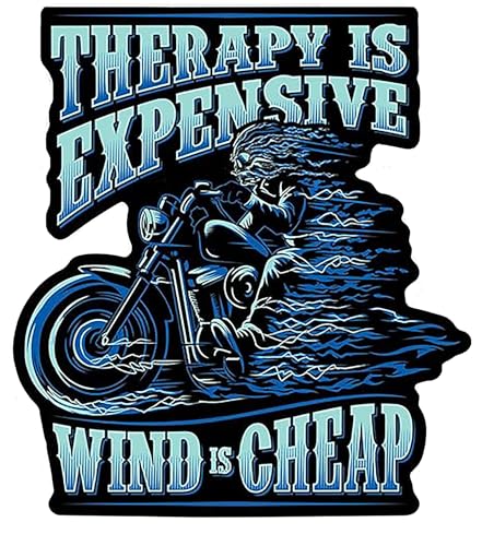 Therapy is Expensive, Wind is Cheap Vinyl Decal Sticker,...