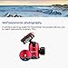 Moman Camera Tripod Head Universal Ball Head with Quick Release Plate for DSLR Canon Nikon, Anodic Oxide Film of CNC Aluminum, 360° Panning, Max Load of 10kg and 200mm Lens