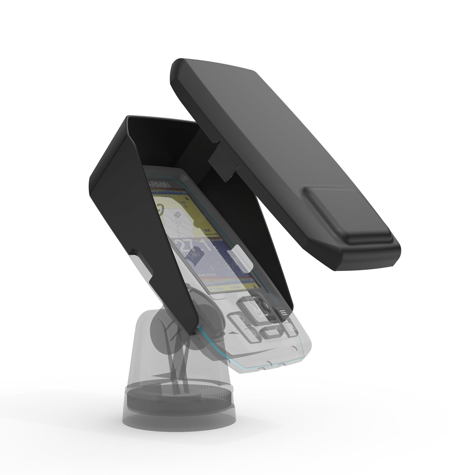 Holicfun Visiera parasole per Garmin Striker Plus 4 e Vivid 4cv Fish Finder