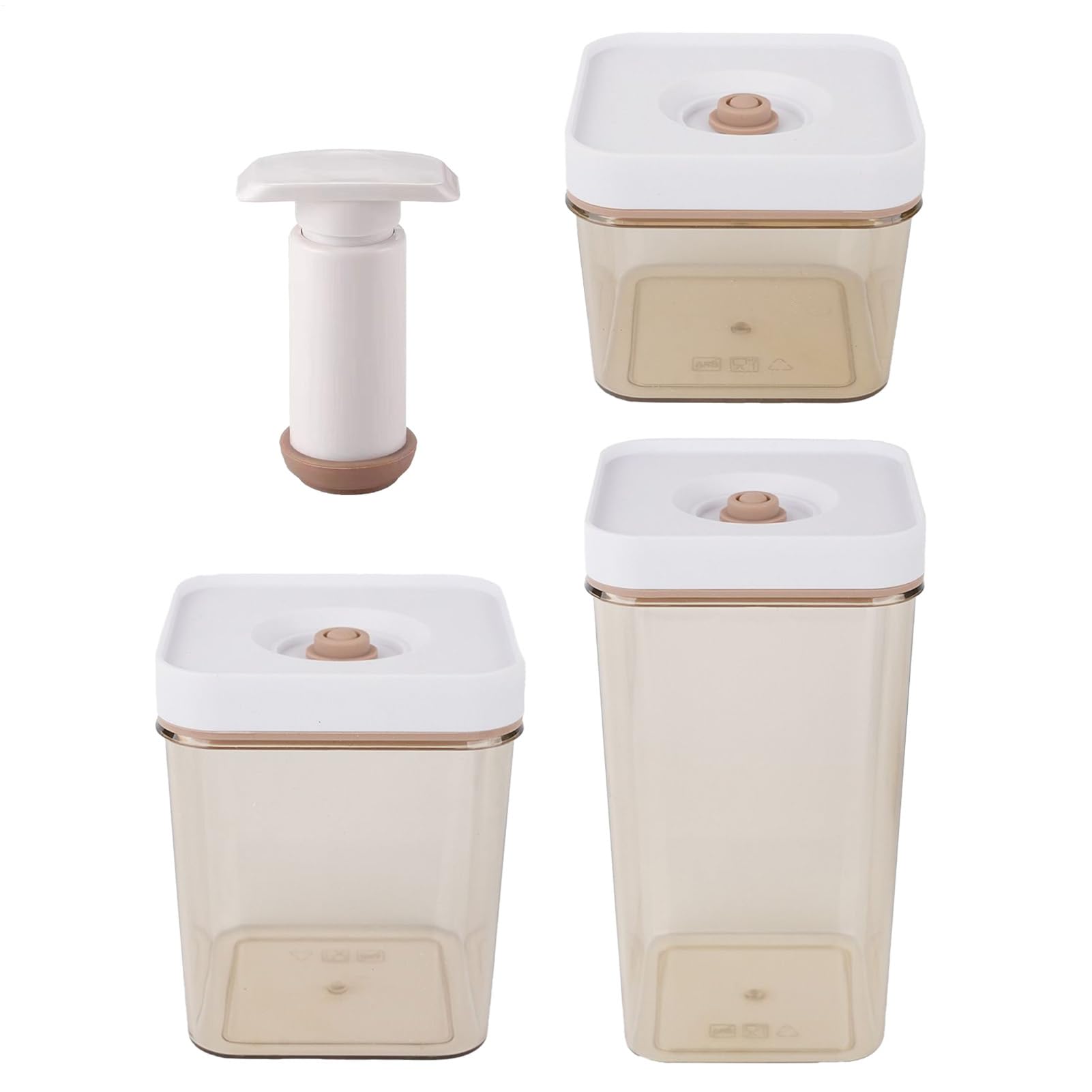 Contenitore Stoccaggio Alimenti Barattolo Ermetico Frigo | Contenitori per Conservazione Sottovuoto Per Casa Appartamento Cucina Dispensa Pranzo Spuntino Ufficio Ristorante Viaggio