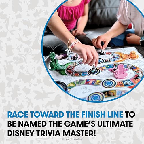 Image of The Magical World of Disney Trivia Games - Board Games for Family Night, Multi-Player Board Game, Family Board Game, Travel Games, Disney Toys, Ages 6+