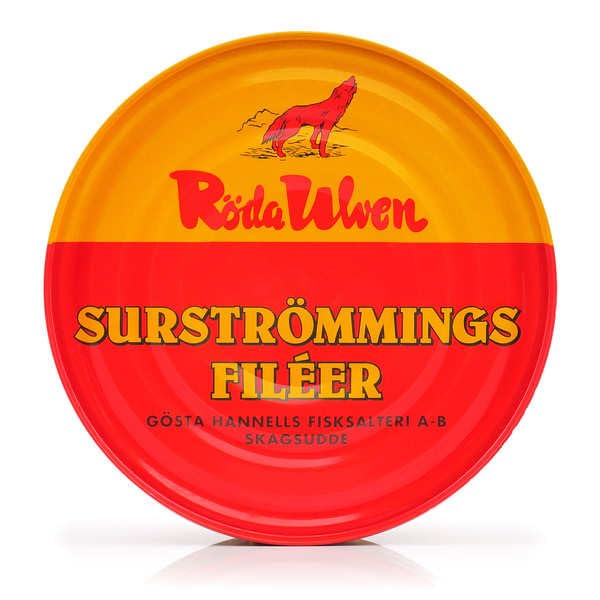 Surströmming FILETES | Röda Ulven 300g/400g Lata (filetes de arenque fermentados) | Desafío Surströmming | Pescado de Suecia