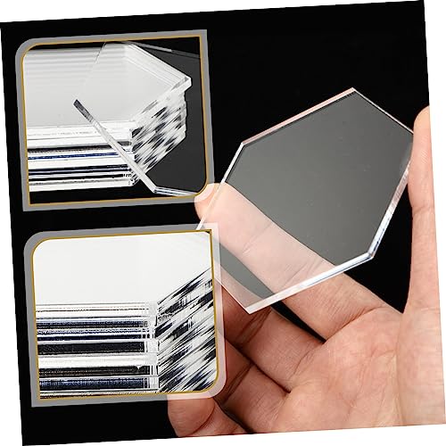 Cabilock 10stücke Acryl-zeichenbrett Transparent Acryl-dekorationsbrett Kunststoff-zeichenbrett -diy-brett Für Malerei Und Basteln Leicht Zu Reinigen Bedienen