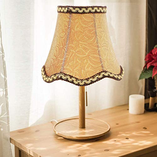Sherchpry Rattan Lamp Shade Vintage Table Lampshade Retro Fabric Lamp Cover Clip On Chandelier Shade E27 Bell Shape Lampshade For Table Wall Lamp Living Room Bedroom Decorations Rattan Floor Lamp #TOP1