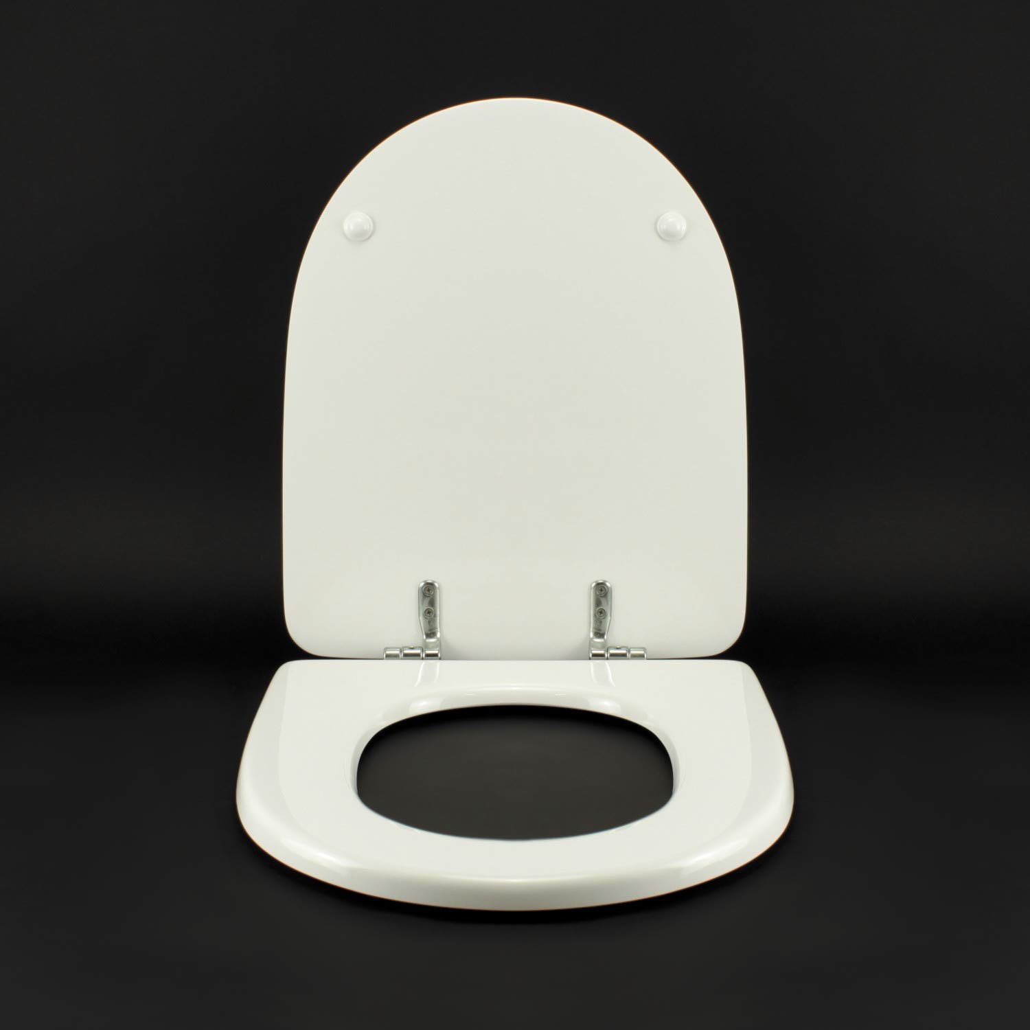 Tapa de inodoro para Jacob Delafon Antares blanco bisagra cromo normal o ralentizada soft close