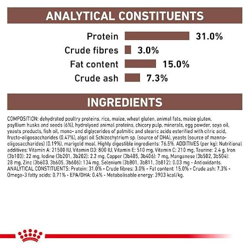 Royal Canin Expert Gastrointestinal Fibre Response | dwupak | 2 x 400 g | sucha karma dla dorosłych kotów | do wspomagania trawienia | dostosowana zawartość energii