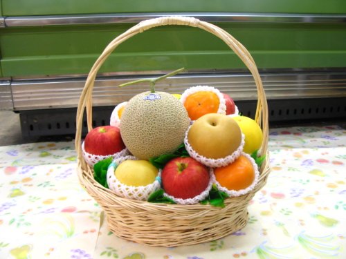 果物かご 果物 くだものフルーツセット fruit お中元 お供え お見舞い プレゼント お供え