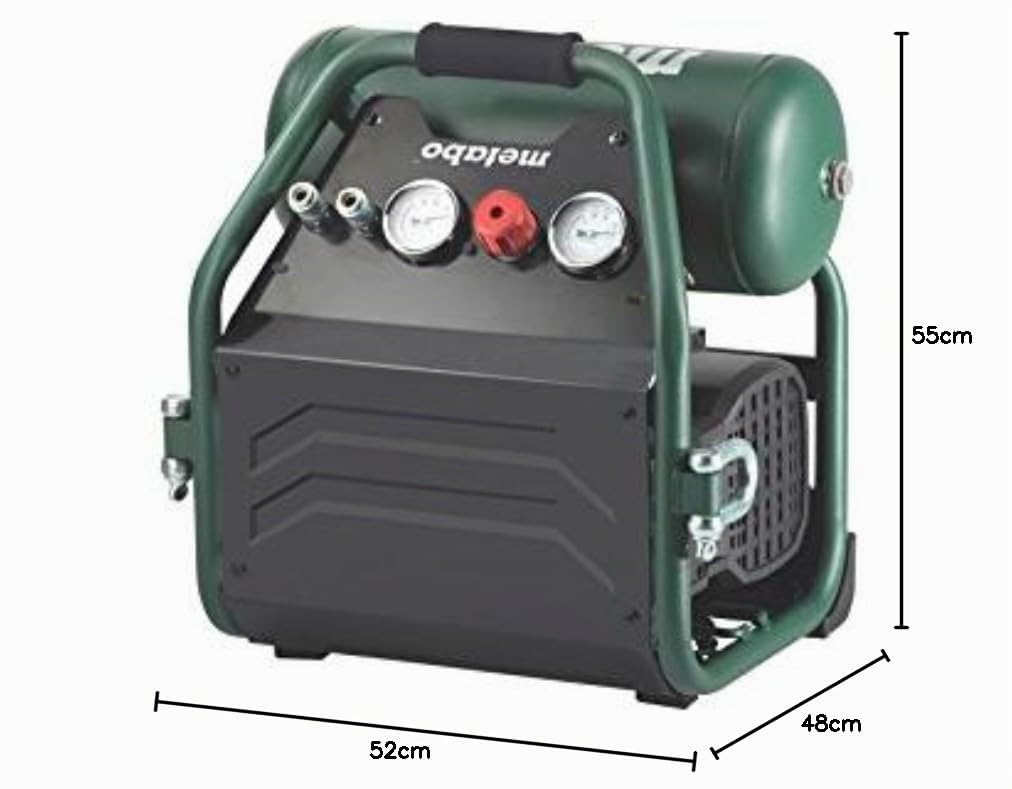 Metabo Power 250-10 W OF - Compresor 2 CV 10 litros sin aceite, especial construcción