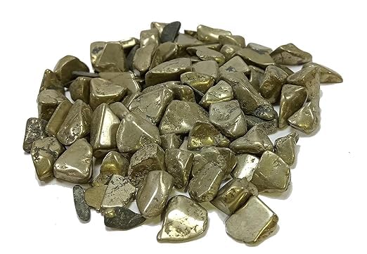 CALMING CRYSTALS Pyrite Chips Natural of Premium Small Tumbled Gemstone Crystal Healing Chips 500 Gram Pack-image-31