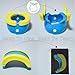 YOOLEETC Travel Potty for Toddler Kids,Folding Toilet in Banana Shape,Portable Car Potty with Storage Bag,Outdoor and Indoor Easy to Clean (Blue)