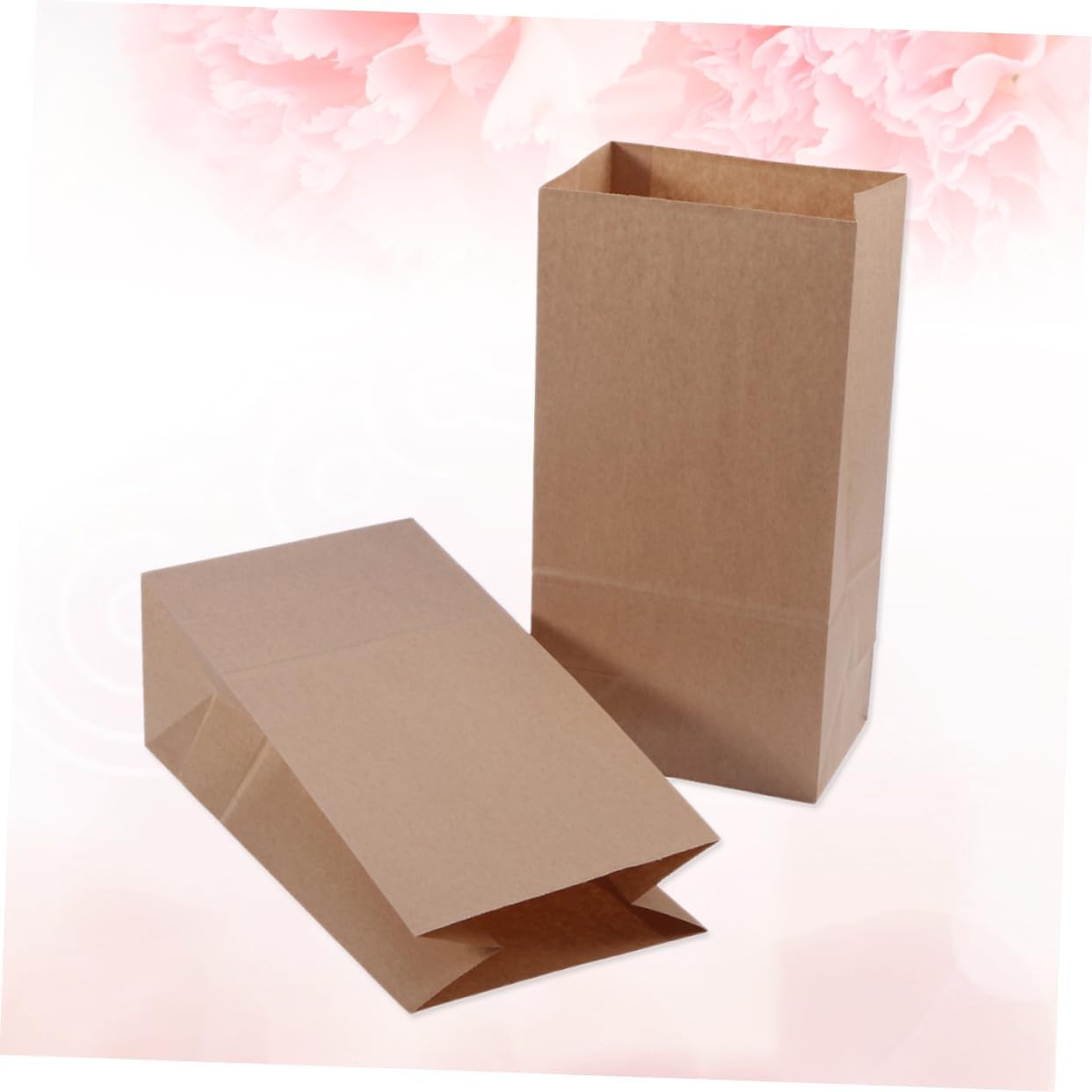 ORFOFE 50pcs Food-grade Kraft Paper Bags Thick Pouch for Party Favors and Treats for Boys and Girls Birthday Parties Weddings and Dessert Buffets