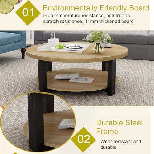 Table basse ovale moderne finissez-en avec le désordre dans votre salon - 5