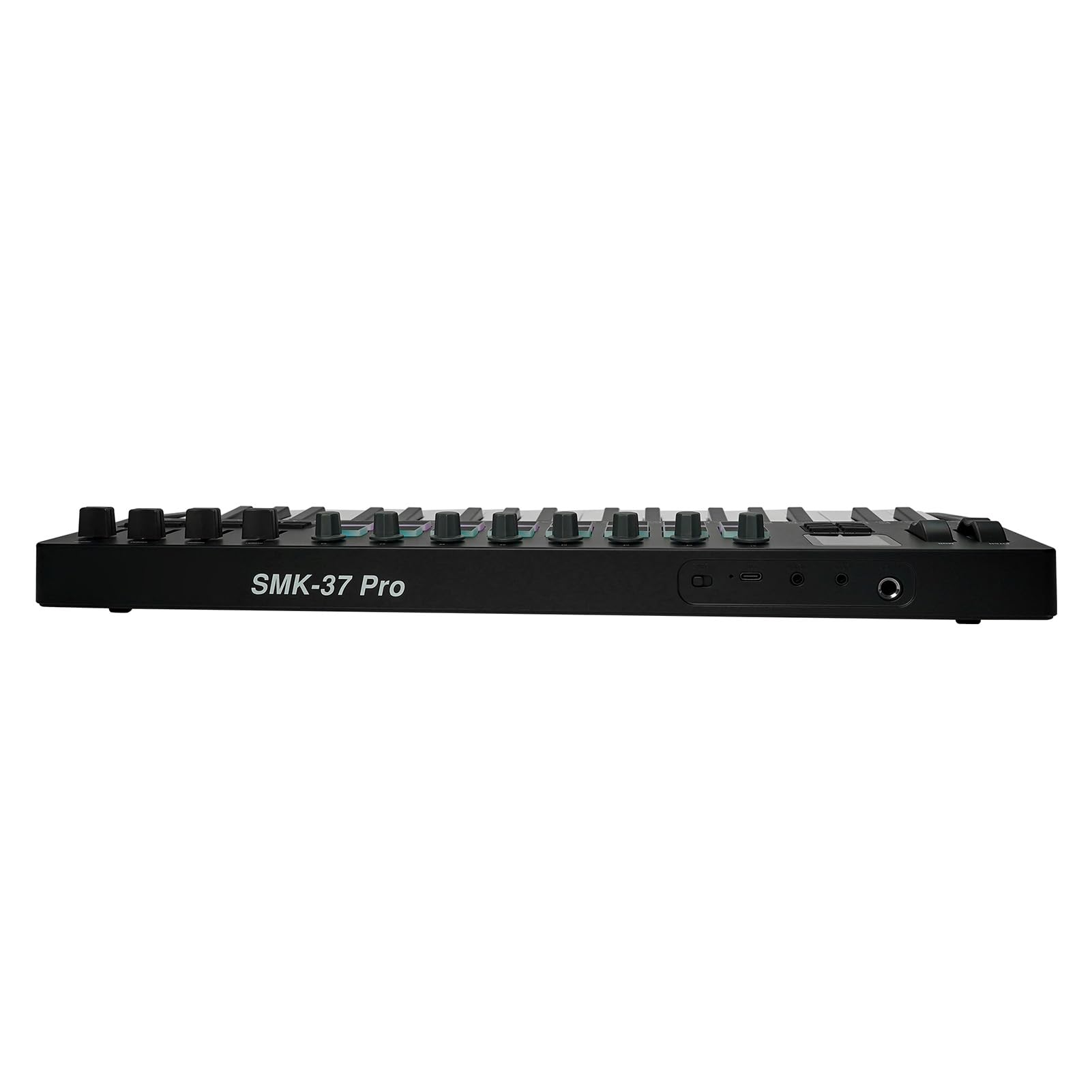 Teclado MIDI, Controlador MIDI USB de 37 Teclas, 16 Pads RGB, 8 Perillas, Motor de Sintetizador para Producción Musical