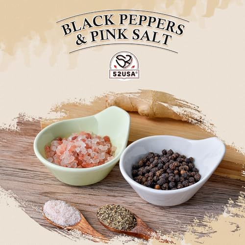 52Usa Whole Black Peppercorns 12 Oz + Himalayan Pink Salt (Coarse Grain) 2 Lb thumb #2