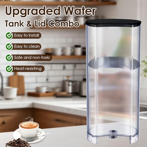 Depósito de agua de recambio compatible con cafeteras Krups XN910C y Vertuo 7