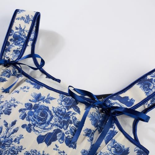 Corset Renaissance Scarlet Darkness : le haut floral ajustable pour sculpter le buste