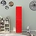 DAYTOYS 2 Door Metal Vertical Storage Locker for Kids Bedroom, Children Room, School, Office, Home,Stackable Steel Storage Cabinet for Toys, Clothes & Sports Equipment,Anti-Tilting Device. (2D, red)
