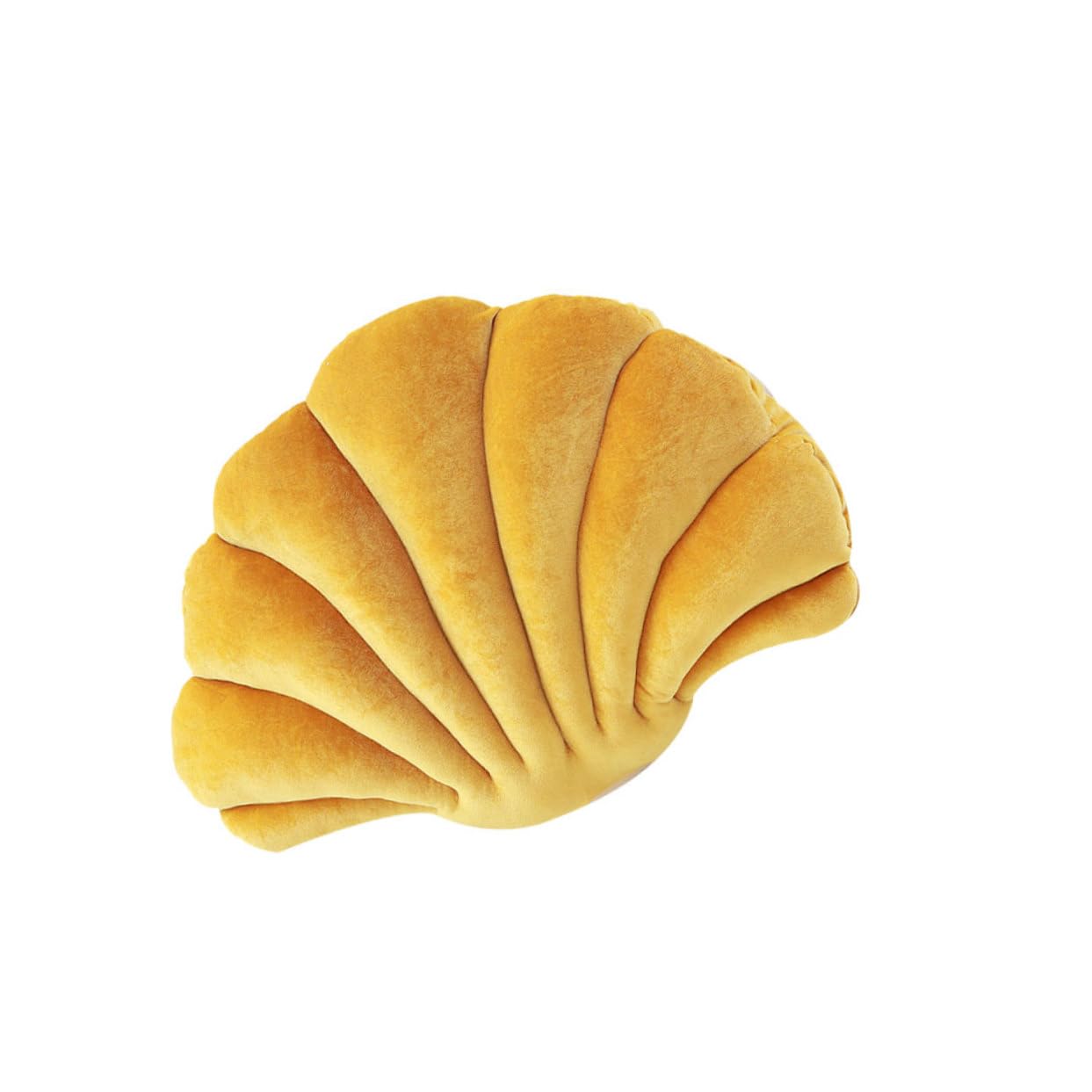 Coussin décoratif jaune en peluche douce pour oreiller d'appoint bureau