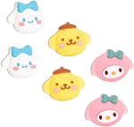 DLseego Dog & Rabbit 6PCS Thumb Grips Caps Compatible with Switch Lite & Switch & Switch OLED Cartoon Soft Silicone Joy Con Cover Lovely 3D Analog Joystick Button Caps - Cute Mixed Pack