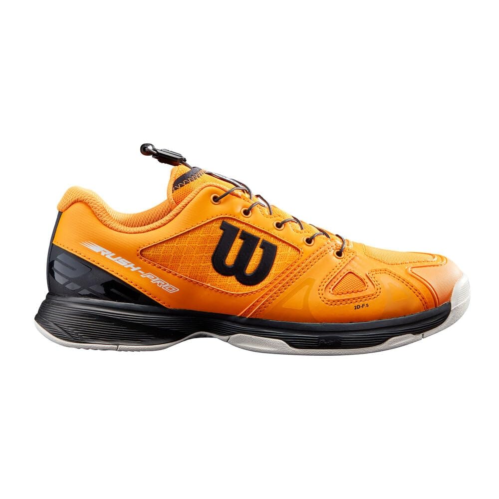 Wilson Rush Pro Jr Ql, Unisex Children's Trainers, Autumn Glory Black White, 28 2/3 EU