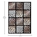 Modern Area Rug Animal Prints 8 Feet X 10 Feet 6 Inch Design S 251 Black