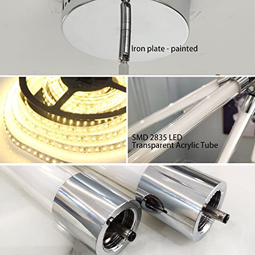 Chandelier LED modernes idéal pour éclairer un salon sombre