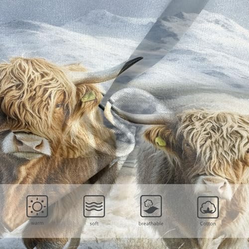 Two Highland Cows Winter Snow Toddler Girls's Underwear 2T 202b86192