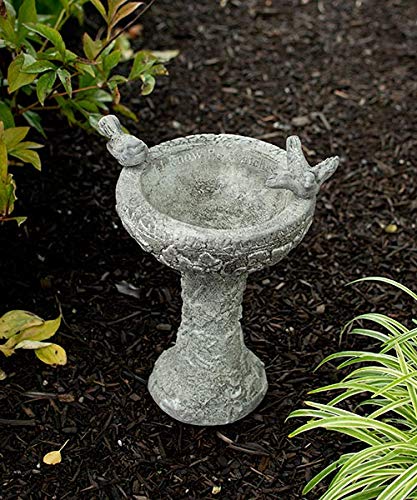 Athens His Eye Is On The Sparrow Bird Bath, Pre Aged #TOP2