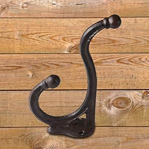 Brasstarcastirondoublewallhookshangersdecorativewallmountedcoathookrusticcastironantiquereplicarustcolorptzy22102 Urban Country Home Decor Brasstar cast iron double wall hookshangers decorative wall mounted coat hook rustic cast iron antique replica rust color ptzy221 02 urban country home decor