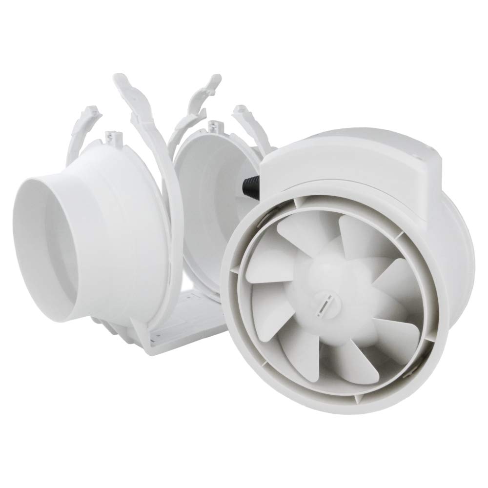 100mm Ventilazione Linea Condotto Fan Industriale aRil Flusso D'aria Regolato
