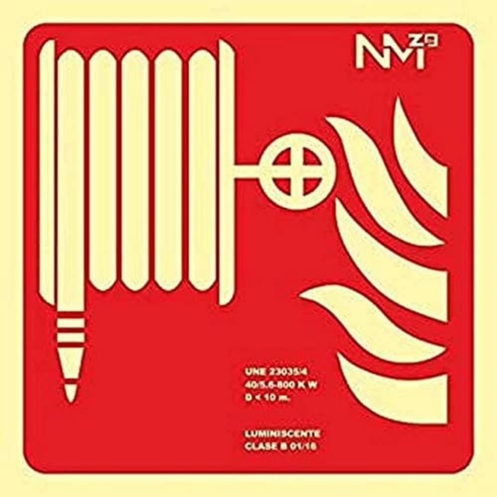 NM RD00A108 – Luminescent Signal, CTE Hose, Class B, PVC, 0.7 mm, 21 x 21 cm with CTE, RIPCI