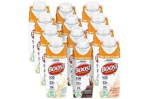Boost Very High Calorie Nutritional Drink Variety Pack, 12 CT - Weight Gain Shake