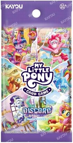 Kayou My Little Pony Trading Card Game Discord Booster Box, 20 Packs image 4