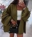 PRETTYGARDEN Womens Oversized Cardigan Sweaters 2025 Fall Long Lantern Sleeve Knit Open Front Lightweight Sweater (Army Green,Medium)