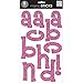 me & my BIG ideas mambiSTICKS Themed Stickers, Lower Case Alphabet and Numbers, Pink Glitter