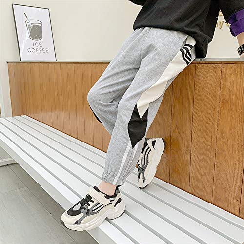 Boys Active Cotton Elastic Waist Jogger Pant Athletic Sport Sweatpants with Pockets4
