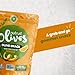 Nutruit Olives Snacks - Pitted Olives with Rind of Orange - Fresh Aegean Green Olives - Vegan, Non-GMO, Gluten Free, Kosher, Paleo, Sugar Free - Comes with Wooden Stick - 1.2oz (20-Pack)