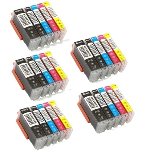 Cartouches d'encre PGI-850 CLI-851 pour MG7580, textes nets et photos éclatantes