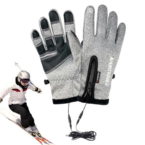 Guantes De Calor USB - Guantes Al Aire Libre De Deportes Calientes Ssu De Alta Densidad, Diseño De Viento Y Impermeable No Solo Aumenta Resistente A Los Guantes Calentados Esquí