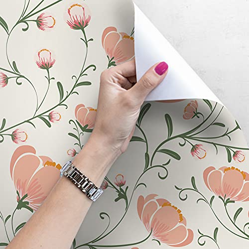 Papier peint adhésif Coloray pour masquer défauts muraux salon 416cm - 4