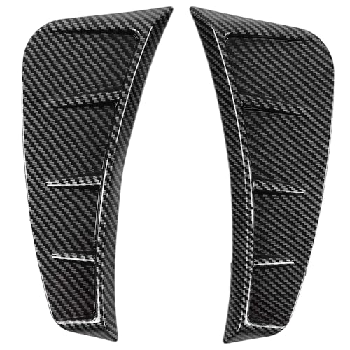 Prise d'Air pour Capot de Voiture 2 Pièces Bouchon d'Aération à Circulation d'Air Grille de Ventilation Latérale Universel Capot Évents Couvercle...