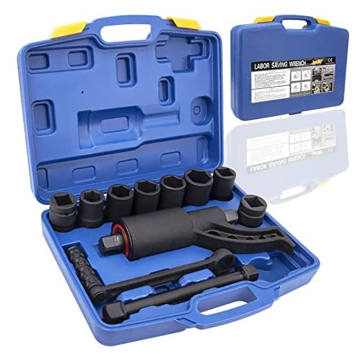 Heavy Duty Torque Multiplier Wrench Set, Torque Wrench Labor Saving Torque Multiplier Wrench Lug Nut Remover Lug Nut Wrench 1 Inch w/ 8 Cr-v Socket (4800 N/M, 3,540 ft/lb)