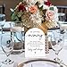 In Loving Memory Acrylic Wedding Sign Memory Table Sign for Wedding Wedding Signs for Ceremony Modern Calligraphy Arch Acrylic Table Top Sign for Wedding Reception and Event Party Table(white)